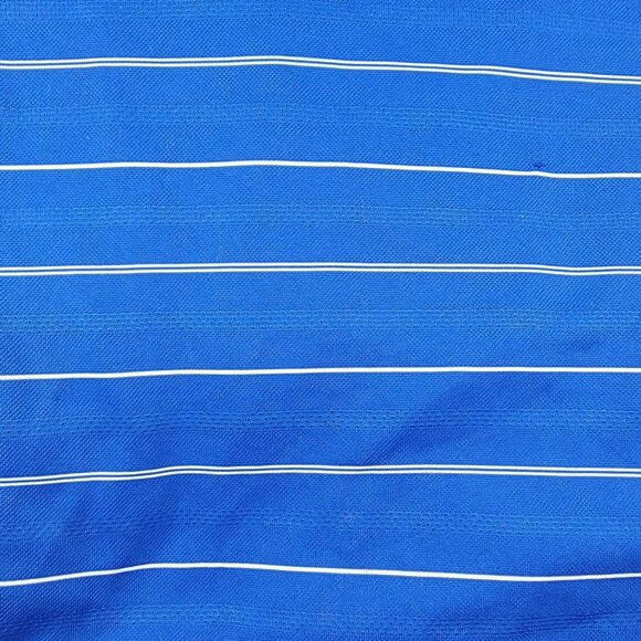 Nike Golf Dri Fit Polo Shirt Mens XXL Blue Striped Outdoors Summer Casual - Picture 7 of 11